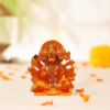 Panchmukhi Hanuman resin idol in orange