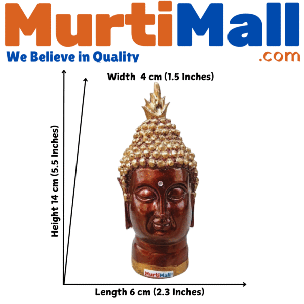 buddha head statue