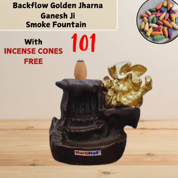 Golden Ganesh Murti – Auspicious Idol for Home, Office & Gifting