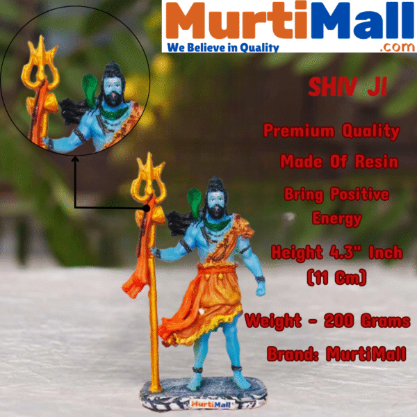 Shiv Shankar Murti – Lord Shiva Idol for Peace, Power & Home Decor - Image 4