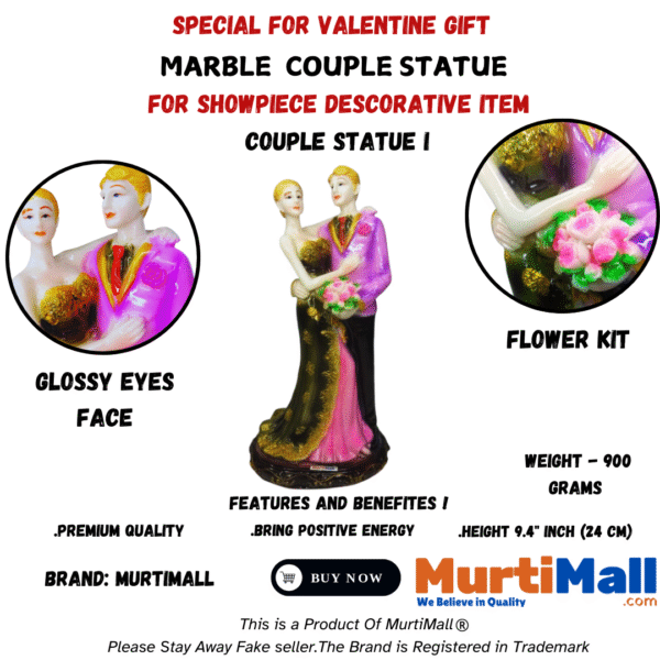 Couple Statue Gift – Symbol of Love for Home Decor & Special Occasions - Image 4