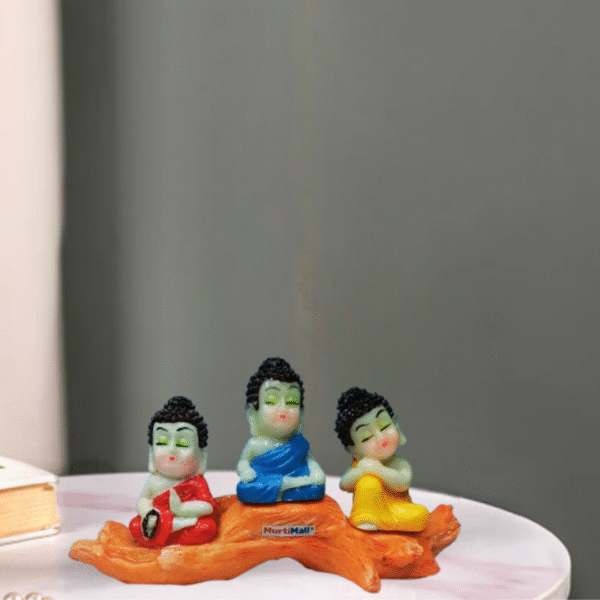 Buddha Monk Statue – Peaceful Figurine for Mindful Decor & Spiritual Calm - Image 3