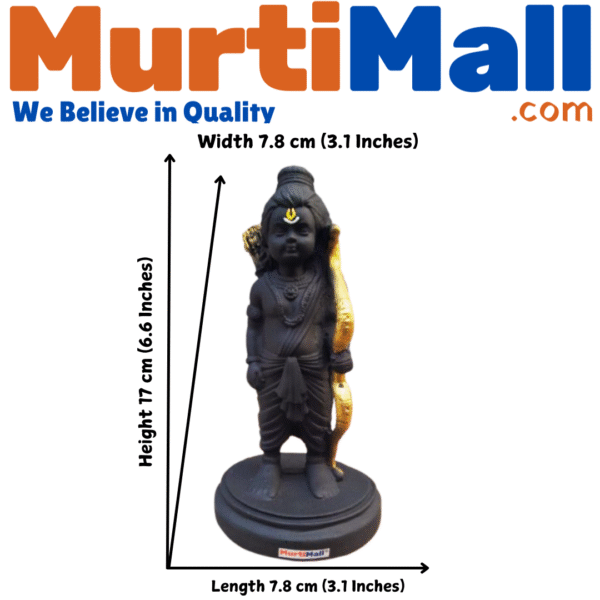 Ram Lalla Statue – Divine Child Ram Idol for Temple, Devotion & Blessings - Image 4