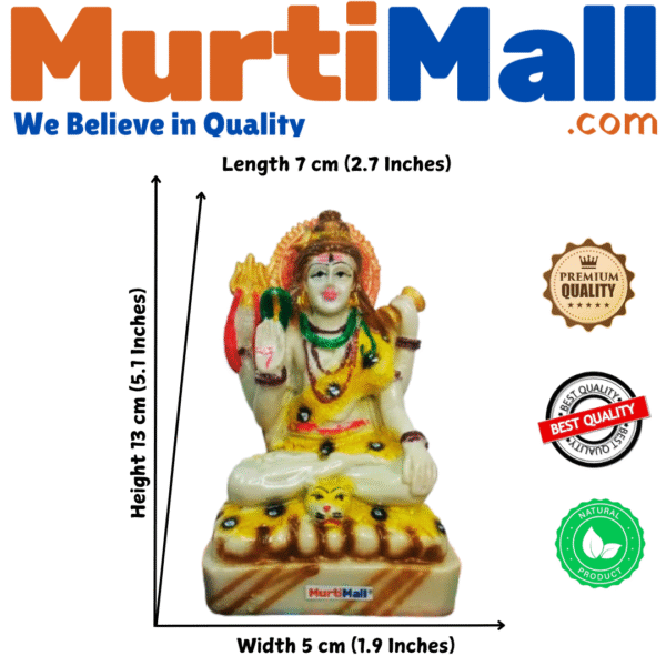 Shiv Shankar Statue – Lord Shiva Idol for Peace, Power & Spiritual Decor - Image 4
