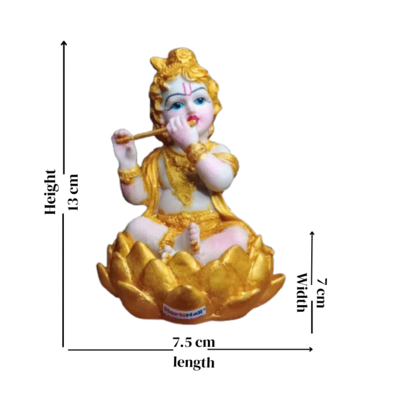 Krishna Murti – Divine Lord Krishna Idol for Love, Devotion & Home Decor - Image 4