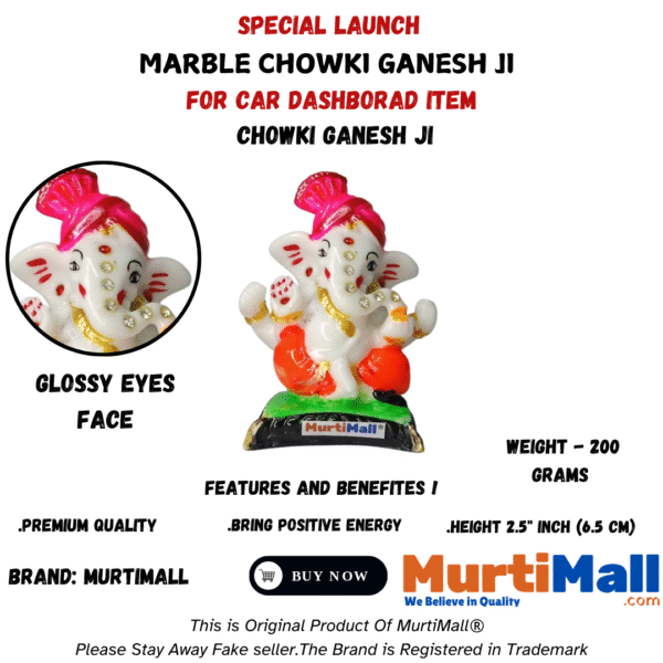 Ganesh Ji Murti – Idol of Wisdom, Prosperity & Auspicious Beginnings - Image 4
