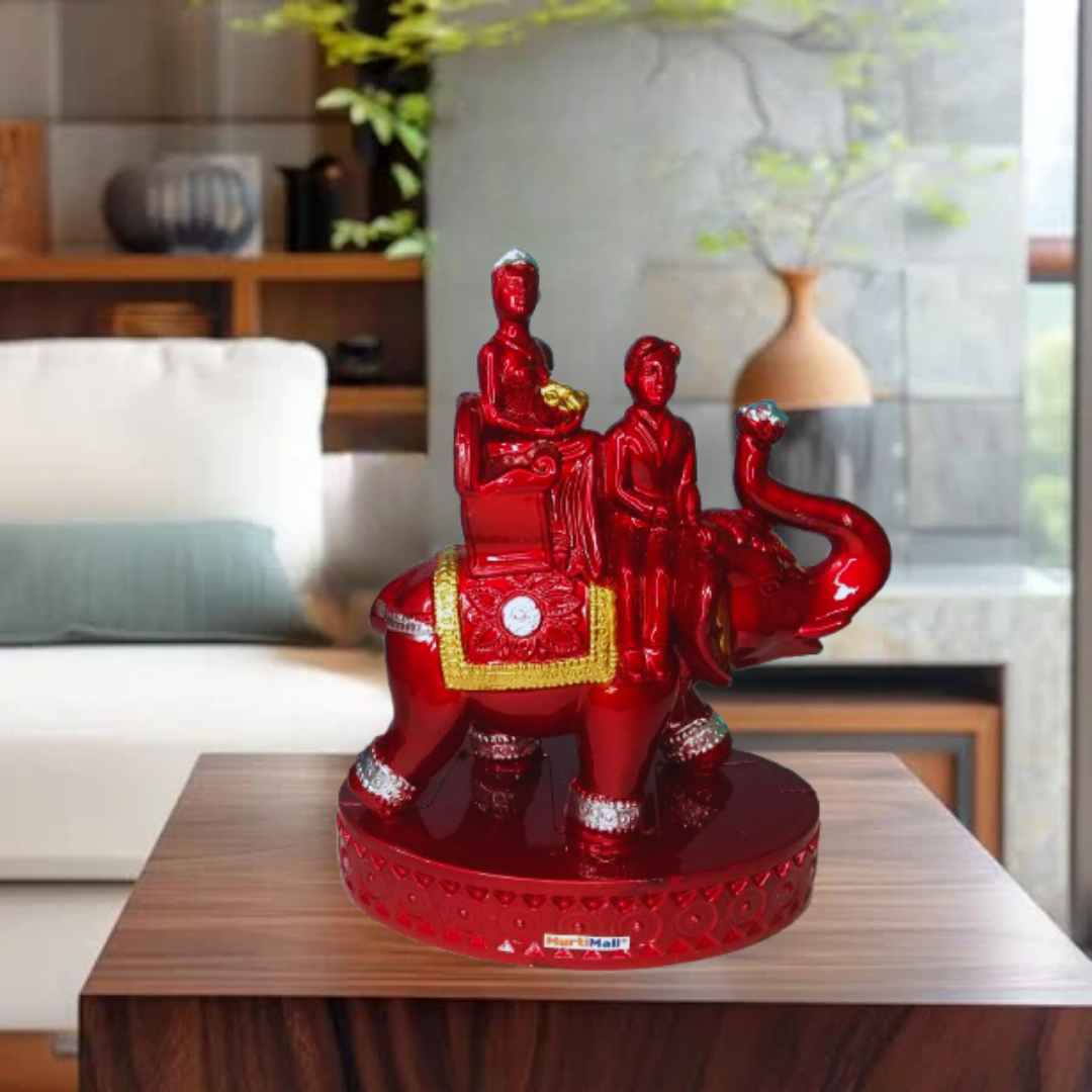 Elephant Showpiece – Decorative Figurine for Prosperity & Graceful Decor