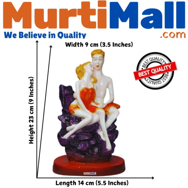 Couple Statue Gift – Romantic Figurine for Love, Decor & Celebrations - Image 3