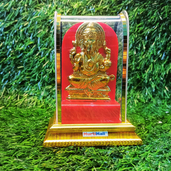 Glass Ganesh Murti – Transparent Idol for Blessings, Decor & Gifting