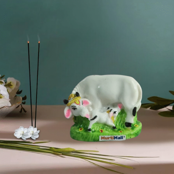 Kamdhenu Cow Idol – Sacred Symbol of Prosperity, Purity & Vastu