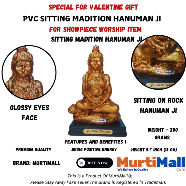 Hanuman Ji Murti – Divine Idol for Strength, Protection & Home Temple - Image 6