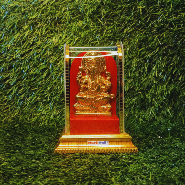 Glass Ganesh Murti – Transparent Idol for Blessings, Decor & Gifting - Image 2