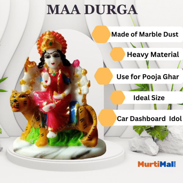 Durga Statue – Divine Idol of Strength, Protection & Spiritual Grace - Image 7