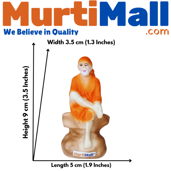 Sai Baba Murti for Home – Sacred Idol for Faith, Peace & Daily Worship - Image 3