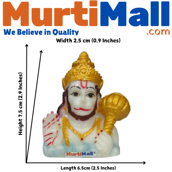 Lord Hanuman Murti – Idol of Strength, Devotion & Divine Protection - Image 3