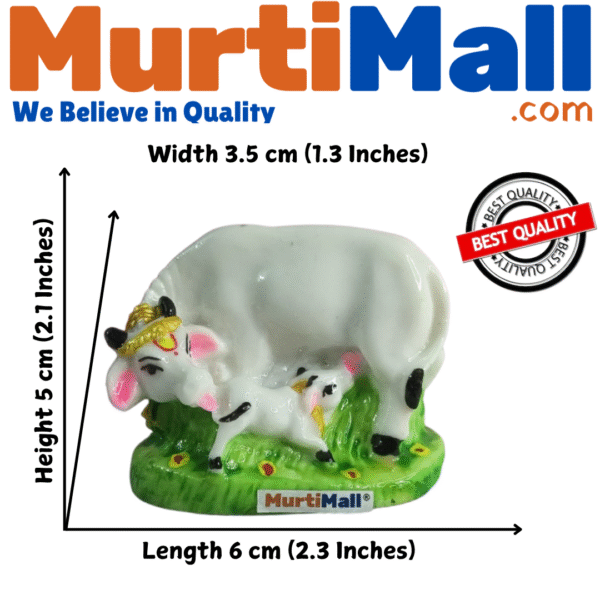Kamdhenu Cow Idol – Sacred Symbol of Prosperity, Purity & Vastu - Image 3