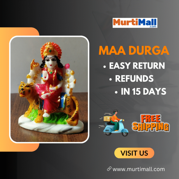 Durga Statue – Divine Idol of Strength, Protection & Spiritual Grace - Image 8