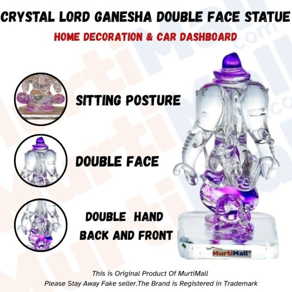 Handcrafted Lord Ganesha Murti – Traditional Art for Spiritual Ambience - Image 4
