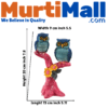 Polyresin 2 Owl Sitting On Tree