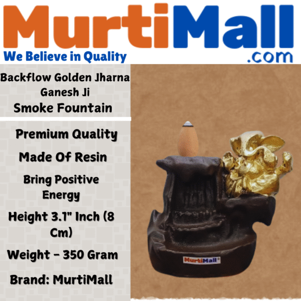 Golden Ganesh Murti – Auspicious Idol for Home, Office & Gifting - Image 4