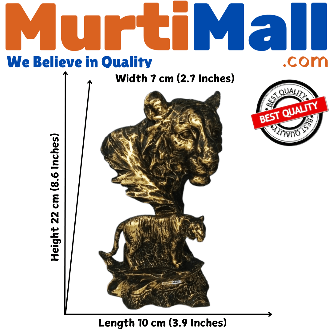 Tiger Face Statue – Fierce & Majestic Decor for Strength and Power - Image 5