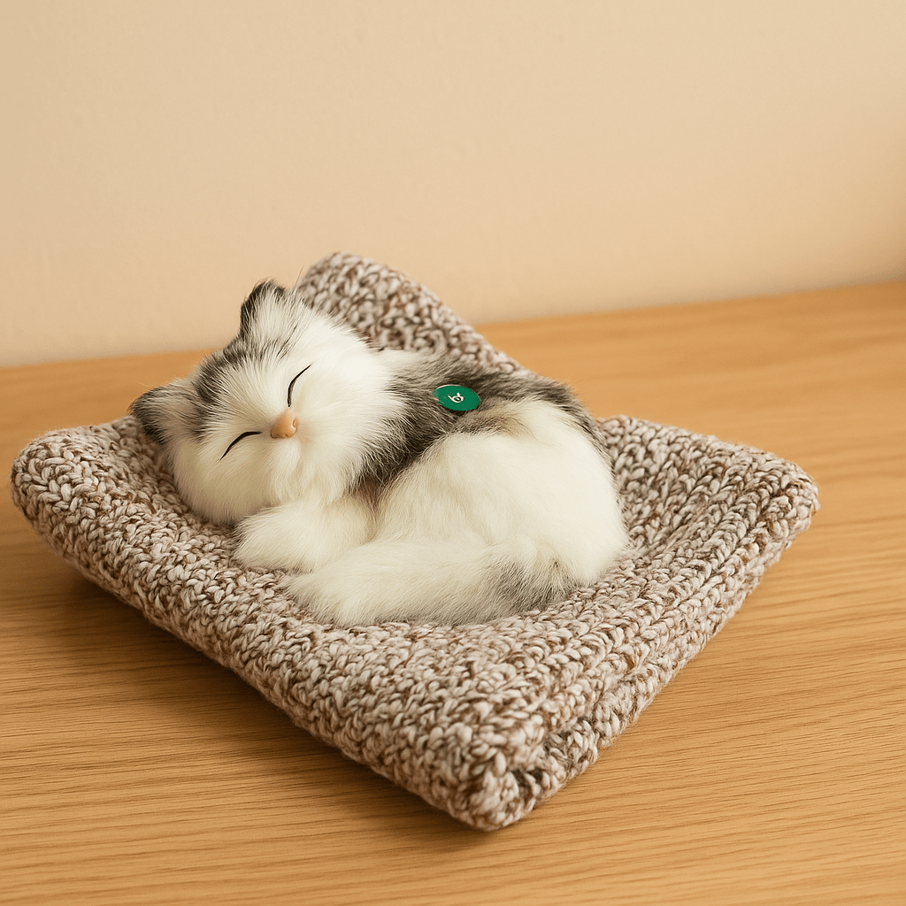 Cat Showpiece with Meow Sound – Fun Decorative Toy for Kids & Home - Image 4