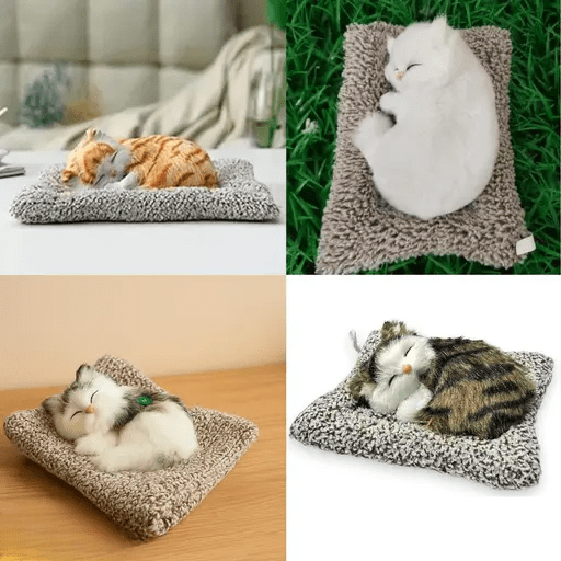 Cat Showpiece with Meow Sound – Fun Decorative Toy for Kids & Home