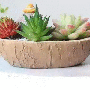 Decorative Boat Flower Pot for Home, Balcony, or Tabletop