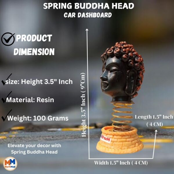 Spring Buddha – Peaceful Buddha Idol Symbolizing Renewal & Harmony - Image 3