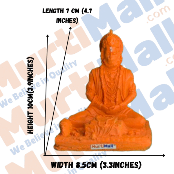 Hanuman Ji Murti – Sacred Idol of Strength, Devotion & Protection - Image 3