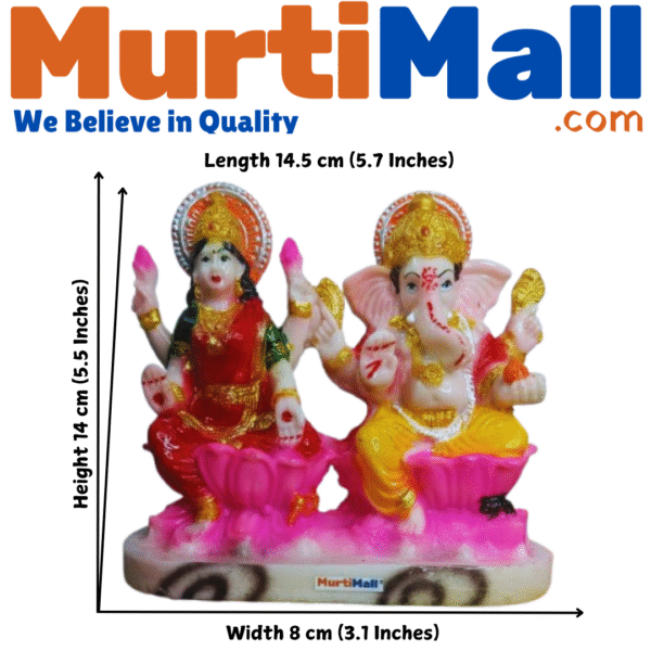 Laxmi Ganesh Murti – Auspicious Idol for Wealth, Wisdom & Festive Decor - Image 3