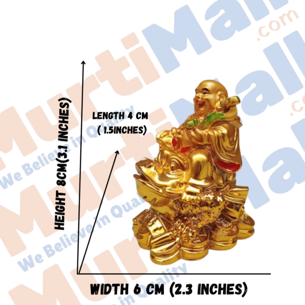 Golden Laughing Buddha – Idol of Joy, Prosperity & Positive Energy - Image 3