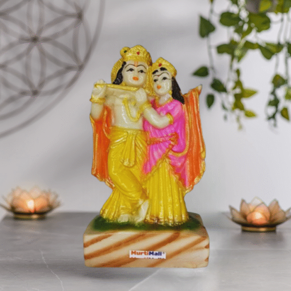 Radha Krishna Murti – Divine Love Idol for Peace, Devotion & Home Decor - Image 2