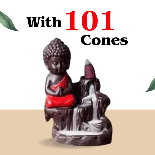 Red Buddha Statue – Symbol of Peace, Passion & Elegant Home Decor