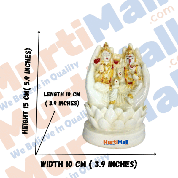 Laxmi Ganesh Murti – Idol for Wealth, Wisdom & Festive Blessings - Image 3