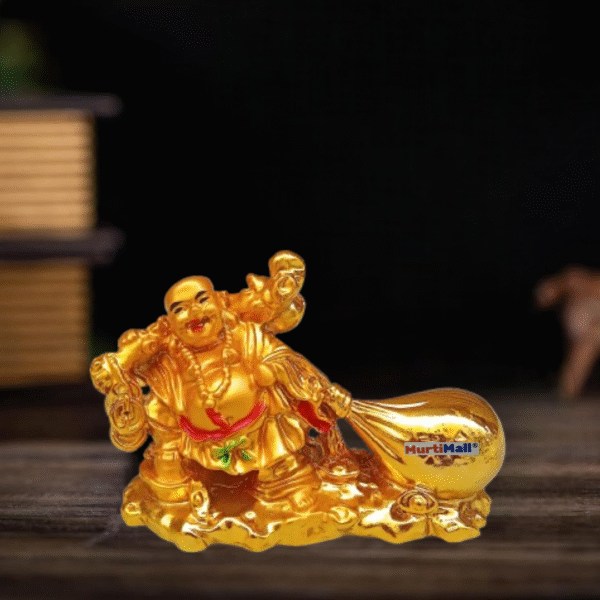 Golden Laughing Buddha – Symbol of Happiness, Wealth & Good Fortune