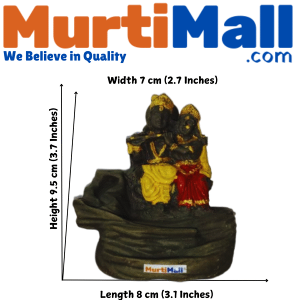 Radha Krishna Murti – Divine Idol of Love, Devotion & Harmony - Image 2