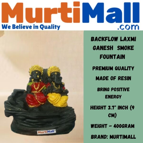 Laxmi Ganesh Murti – Idol of Prosperity, Wisdom & Festive Blessings - Image 4