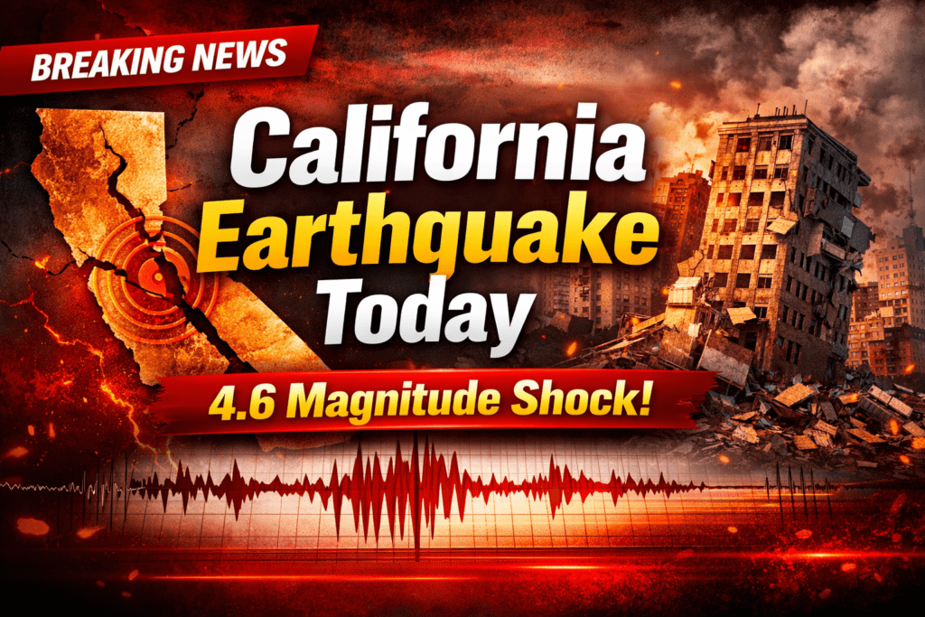 Today’s Earthquake in California